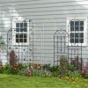 2 Pack Rustproof Metal Garden Trellis 71" x 20" Wire Lattice Panel for Patio - Image 2
