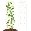 2 Pack Rustproof Metal Garden Trellis 71" x 20" Wire Lattice Panel for Patio