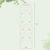 2 Pack Rustproof Metal Garden Trellis 71" x 20" Wire Lattice Panel for Patio - Image 3