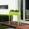 24'' x12'' Outdoor Elevated Garden Plant Stand Raised Tall Flower Bed Box - Image 5
