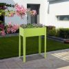 24'' x12'' Outdoor Elevated Garden Plant Stand Raised Tall Flower Bed Box - Image 9