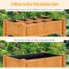 8 Grids Raised Garden Bed Elevated Planter Box Kit Wood - Image 3