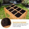 8 Grids Raised Garden Bed Elevated Planter Box Kit Wood - Image 7