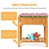 8 Grids Raised Garden Bed Elevated Planter Box Kit Wood - Image 8