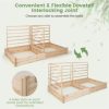 Raised Garden Bed with 3 Trellises with Divided Compartments for Flowers - Image 9