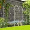 2 Pack Rustproof Metal Garden Trellis 71" x 20" Wire Lattice Panel for Patio - Image 7