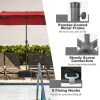 Patio Market Offset Umbrella Stand Holder Base Sand Filled Sandbags 220lbs - Image 4