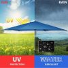 9FT Patio Umbrella Patio Market Steel Tilt W/ Crank Outdoor Yard Garden - Image 8