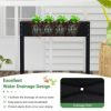 40" Raised Garden Bed with Legs Metal Elevated Planter Box Drainage Hole Backyard - Image 5