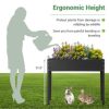 40" Raised Garden Bed with Legs Metal Elevated Planter Box Drainage Hole Backyard - Image 8