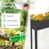 40" Raised Garden Bed with Legs Metal Elevated Planter Box Drainage Hole Backyard - Image 10