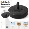 Costway 20'' Patio Fillable Round Umbrella Base Stand Holder Fit Pole 1.5''/1.9'' Outdoor - Image 6