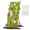 Slickblue 74 Inch Tall Garden Trellis for Flower Vine Vegetable Fruit Pea - Image 4
