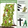 Slickblue 74 Inch Tall Garden Trellis for Flower Vine Vegetable Fruit Pea - Image 9