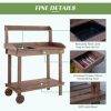 Streamdale Furniture Premium Potting Bench with Removable Sink and Ample Storage - Image 8