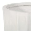 Streamdale Furniture Sleek Concrete Planter Natural Stone Finish, Pleated Design, Durable and Stylish - Image 7