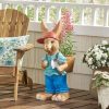 Streamdale Furniture Cast Stone Rabbit Planter Liven up Your Outdoor Oasis