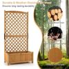 Planter Raised Bed with Trellis for Plant Flower Climbing - Image 4