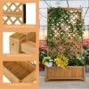 Planter Raised Bed with Trellis for Plant Flower Climbing - Image 5