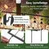 Decorative Garden Fence with 8 Panels Outdoor Animal Barrier Landscape Border - Image 3