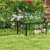 Decorative Garden Fence with 8 Panels Outdoor Animal Barrier Landscape Border - Image 5