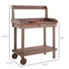 Streamdale Furniture Premium Potting Bench with Removable Sink and Ample Storage - Image 3