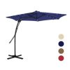 Mondawe 10 ft. Square Cantilever Outdoor Market Umbrella with 360