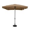 Mondawe 8 ft. x 10 ft. Crank Design Skirt Skylight Bright Outdoor Square Market Umbrella With Base Stand Included
