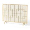 Streamdale Furniture Dorothy Modern Single Panel Iron Fireplace Screen - Image 4