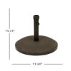 Streamdale Furniture Round Umbrella Base For Shady Backyard Oasis (55 Lbs) - Image 7