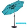SKONYON 30lbs 18 Inches Heavy Duty Outdoor Patio Market Umbrella Base - Image 3