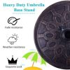 SKONYON 30lbs 18 Inches Heavy Duty Outdoor Patio Market Umbrella Base - Image 4