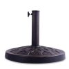 SKONYON 30lbs 18 Inches Heavy Duty Outdoor Patio Market Umbrella Base