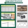 GIVIMO Galvanized Raised Garden Bed with Greenhouse Cover - Image 3