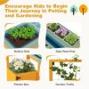 VEBREDA Kids Outdoor Potting Bench with See - Image 2