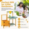 VEBREDA Kids Outdoor Potting Bench with See - Image 6