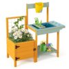 VEBREDA Kids Outdoor Potting Bench with See