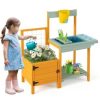 VEBREDA Kids Outdoor Potting Bench with See - Image 9