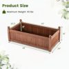 GIVIMO 46 x 24 x 16 Inch Rectangular Planter Box with Drainage Holes for Backyard Garden Lawn - Image 2
