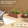 GIVIMO 46 x 24 x 16 Inch Rectangular Planter Box with Drainage Holes for Backyard Garden Lawn - Image 8