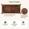 GIVIMO 46 x 24 x 16 Inch Rectangular Planter Box with Drainage Holes for Backyard Garden Lawn - Image 9