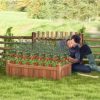 GIVIMO 46 x 24 x 16 Inch Rectangular Planter Box with Drainage Holes for Backyard Garden Lawn - Image 10
