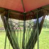 13 X 10 Outdoor Patio Gazebo Canopy Tent With Ventilated Double Roof And Mosquito Net - Image 9