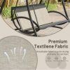 Outdoor Patio Swing with Adjustable Canopy - Image 4