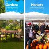 10x30' Wedding Party Canopy Tent Outdoor Gazebo With 5 Removable Sidewalls - Image 11