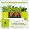 24'' Raised Garden Bed with Legs Metal Elevated Planter Box Drainage Hole Backyard - Image 6