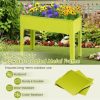 24'' Raised Garden Bed with Legs Metal Elevated Planter Box Drainage Hole Backyard - Image 7