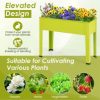 24'' Raised Garden Bed with Legs Metal Elevated Planter Box Drainage Hole Backyard - Image 8