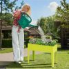 24'' Raised Garden Bed with Legs Metal Elevated Planter Box Drainage Hole Backyard - Image 9