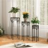 SUGIFT Decorative Flower Display Holder with Ceramic Top for Patio - Image 5